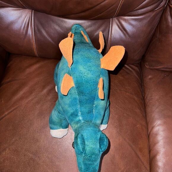 BUILD-A-BEAR Green Stegosaurus Dinosaur Plush 16” 2018 Stuffed Animal BAB Toy - Picture 4 of 13